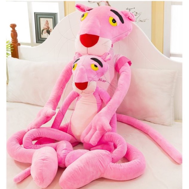 Gấu bông báo hồng Pink Panther ngộ nghĩnh, đủ size