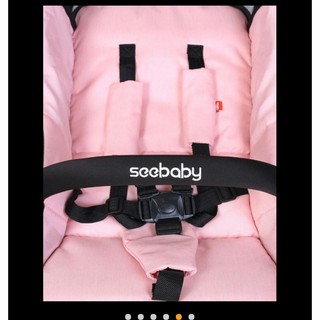 Xe đẩy du lịch gấp siêu gọn cao cấp Seebaby A2 (kèm baloo ,dây đeo vai và màn chống muỗi)