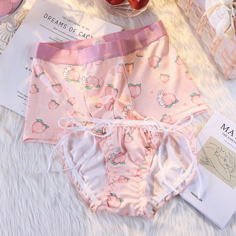 Quần Lót Cotton Hình Thỏ Hoạt Hình Xinh Xắn Cho Nữ