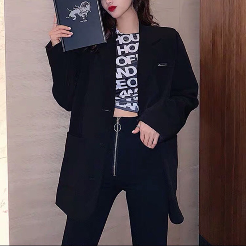 ÁO VEST BLAZER HAI LƠP TẶNG KÈM CHAIN FORM UNISEX l | BigBuy360 - bigbuy360.vn