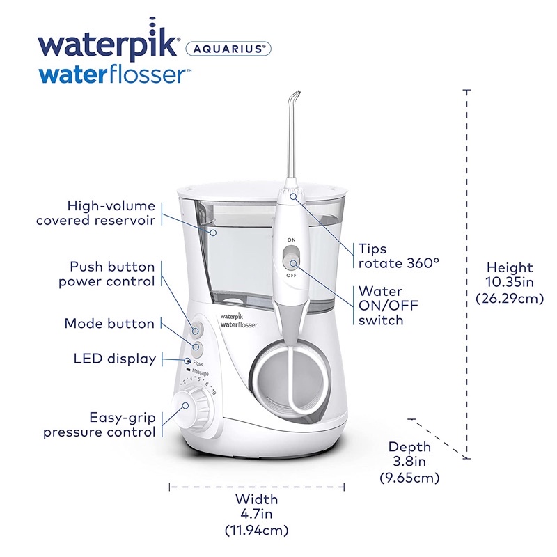 máy tăm nước waterpik water flosser ( hàng mỹ)