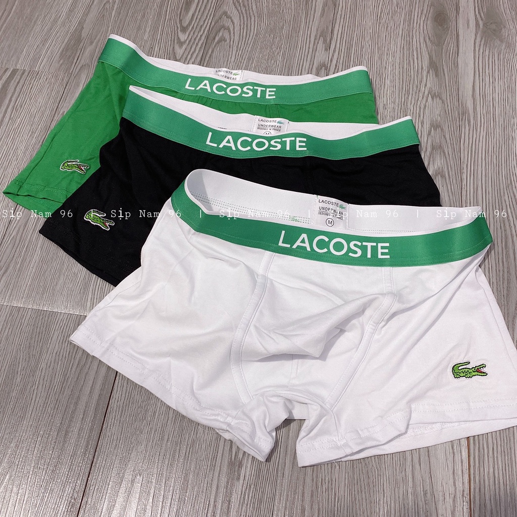 Quần sịp nam đùi cao cấp, boxer nam chất cotton kháng khuẩn vượt trội được rất nhiều bạn trẻ tin dùng LACO007