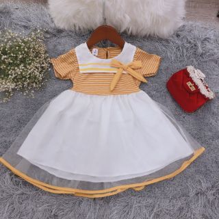 Váy Công Chúa Phối Ren Lưới