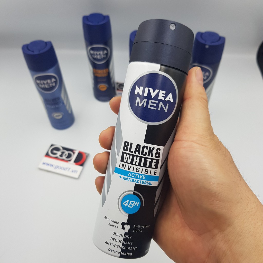 Xịt Khử Mùi Toàn Thân Nivea Men 150ml