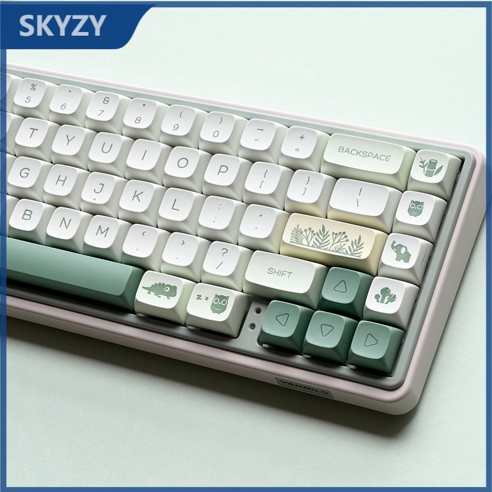 144 Phím Botanical Garden Keycaps XDA Profile Phim hoạt hình PBT DYE SUB Bàn phím cơ Keycap