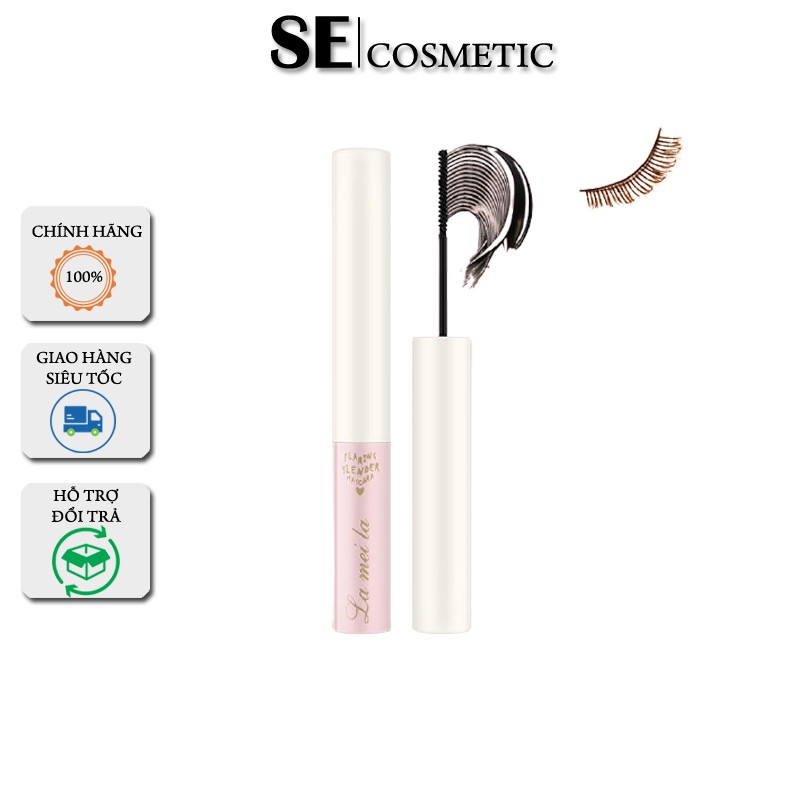 Mascara siêu mảnh tơi mi Lameila Skinny Microcara vỏ hồng Se_cosmetic