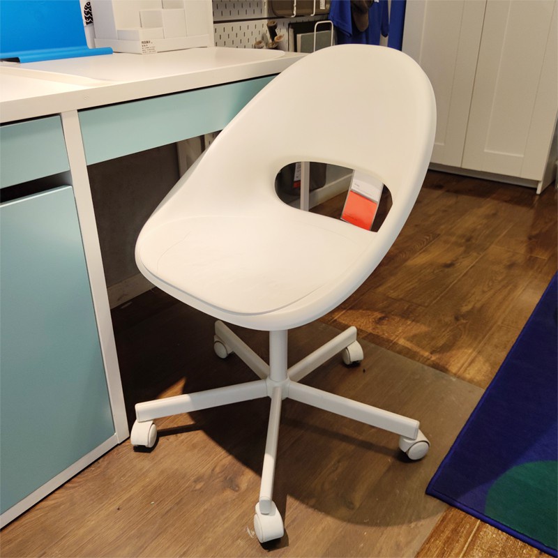 ℡✤✹Nam Kinh IKEA nội địa mua ghế xoay Loberit ghế máy tính ghế học tập ghế thư giãn có thể điều chỉnh độ cao màu trắng c