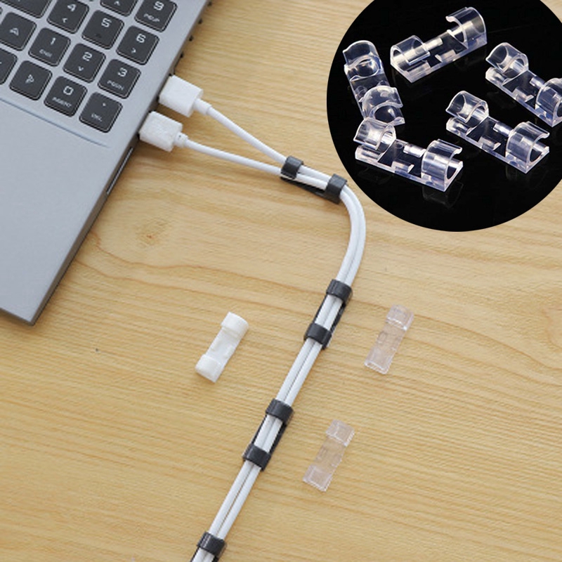 Set 20 kẹp giữ dây cáp gọn gàng tiện lợi