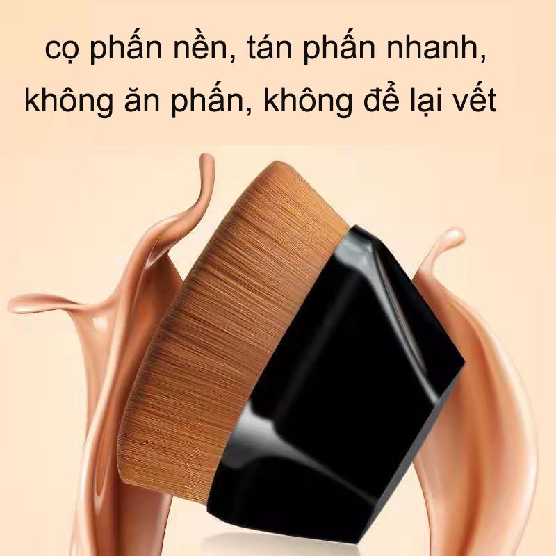 Cọ trang điểm tán kem nền dạng lỏng không để lại dấu vết, không rụng lông, tán kem đều