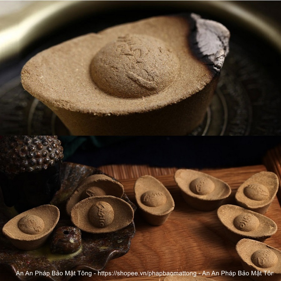 Nhang Nụ Cúng Sur/Sang 108 Thành Phần Hình Thỏi Vàng