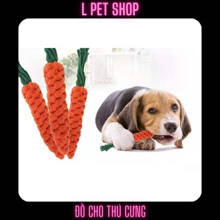 ĐỒ CHƠI GẶM SẠCH RĂNG CHO CHÓ MÈO😻GIÁ RẺ NHẤT😻CÀ RỐT THỪNG CHO CHÓ MÈO