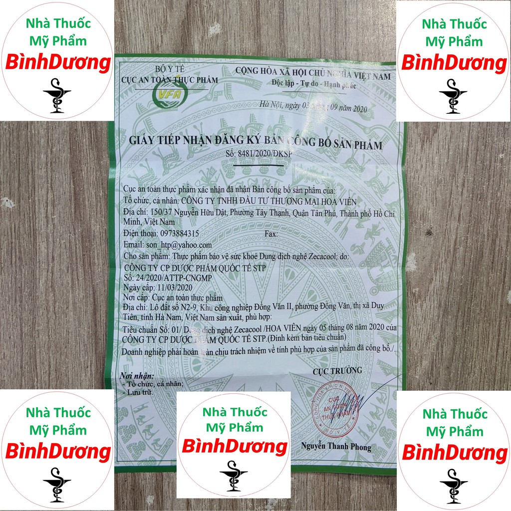 Gói uống giảm Đau Dạ Dày 🤩 dung dịch nghệ Zecacool giảm acid dịch vị, giảm đau dạ dày, ăn không tiêu, ợ chua- Hộp 20 gói
