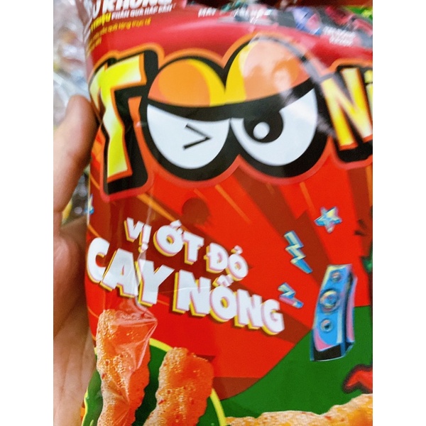 Bánh snack Toonies vị ớt cay 38g (bao bì mới)