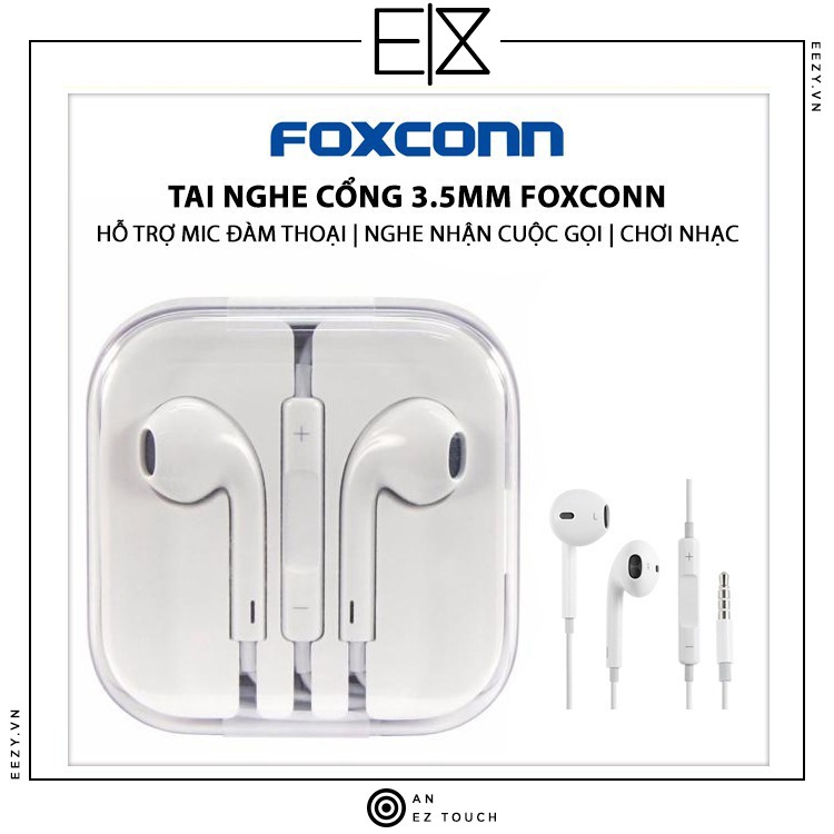 TAI NGHE IPHONE JACK CẮM 3.5MM CHÍNH HÃNG FOXCONN