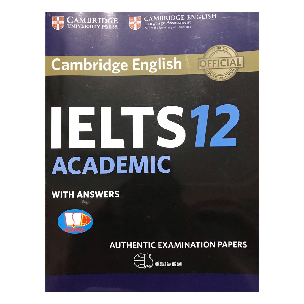 Sách - Cambridge IELTS 12 Academic ( ( NXB thế giới ) thumbnail