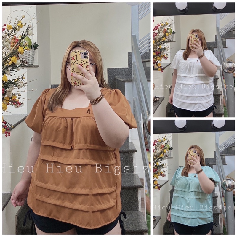 bigsize - ❤️ ÁO BABYDOLL CỔ VUÔNG ❤️