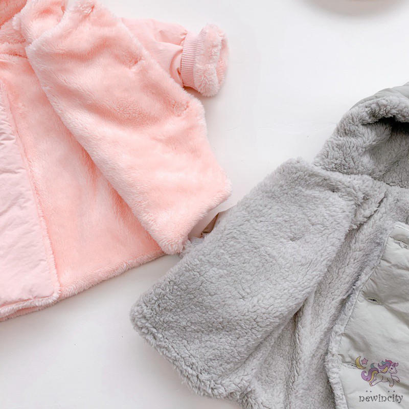 Áo khoác cotton có mũ thời trang cho bé dễ thương