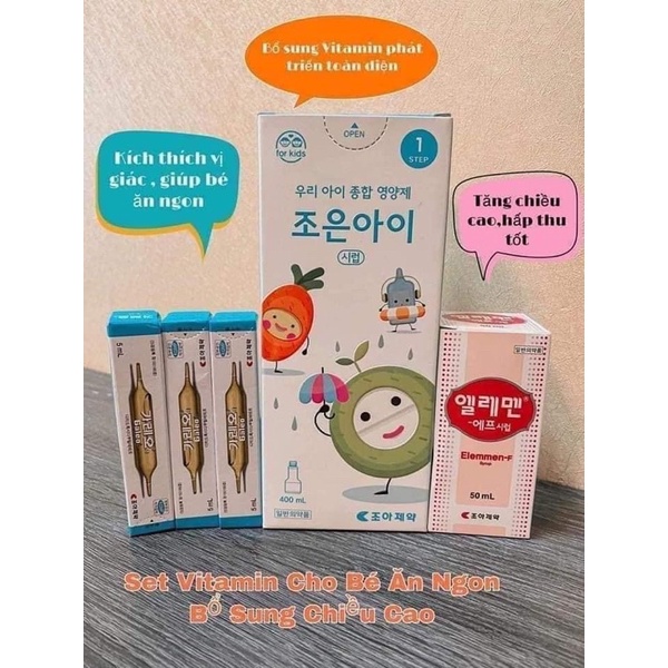 SET SẢN PHẨM VITAMIN KHỦNG LONG CHO BÉ HAY ĂN CHÓNG LỚN