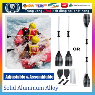 2 chiếc Mái chèo thuyền đa năng Hợp kim Nhôm bền Có Thể Tháo Rời gập gọn cho Thuyền bơm hơi