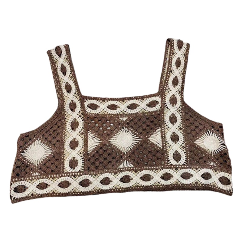 Áo Lửng Không Tay Thêu Họa Tiết Dễ Thương Phong Cách Nhật Bản Thời Trang Mùa Hè Cho Nữ