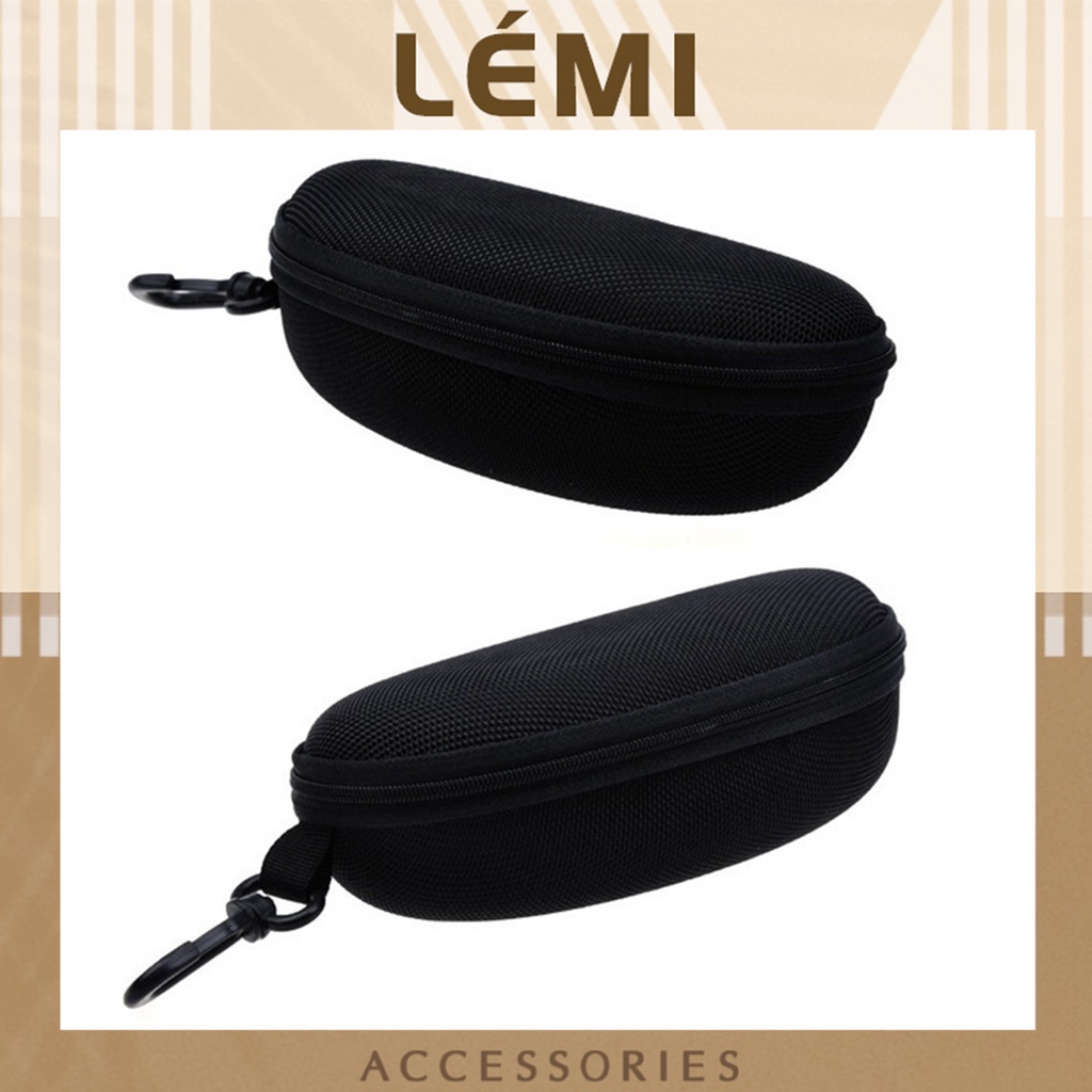 Hộp đựng mắt kính nót nhung vỏ cứng chịu va đập tốt phù hợp nhiều loại kính Lemi accessories