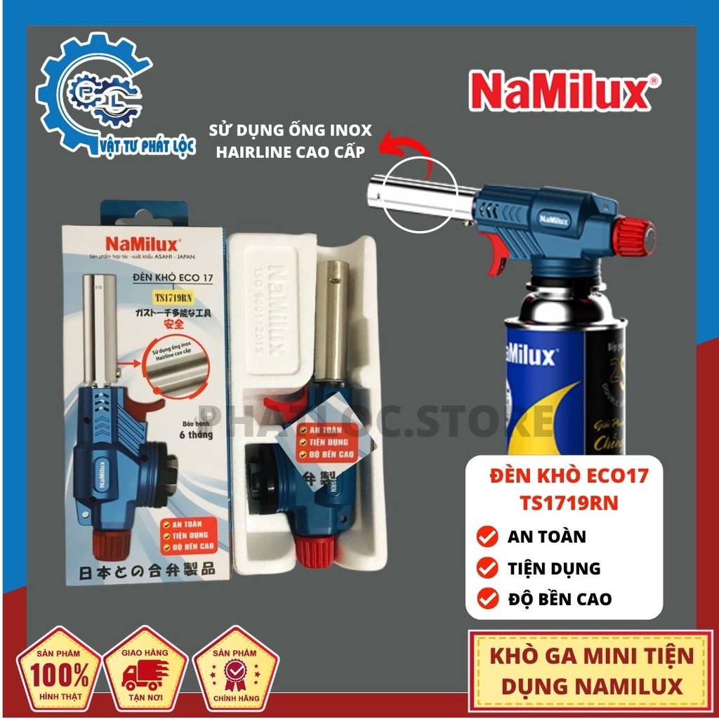 Đèn khò gas mini đủ loại NaMilux , Flame Gun, HGB