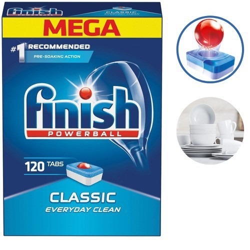 Viên rửa bát Finish Classic 120 viên 1 hộp - viên rửa chén chính hãng EU