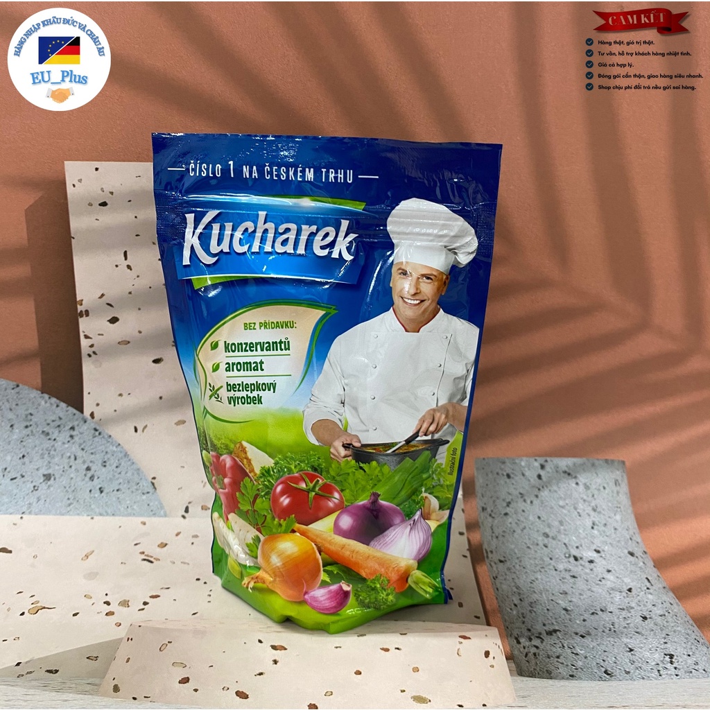 Hạt nêm rau củ hữu cơ Kucharek 200g - Đức - cho người ăn chay/ cho bé
