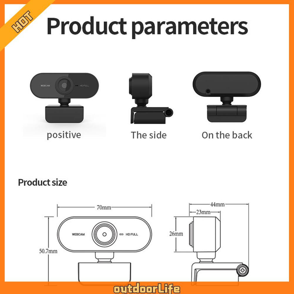 Webcam Full Hd 1080p Kèm Mic Usb 2.0 Cho Video Conference | BigBuy360 - bigbuy360.vn