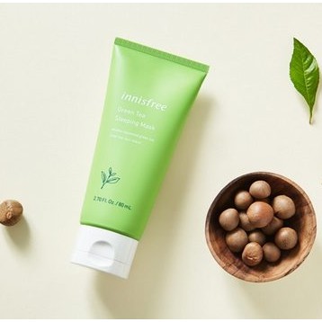 Mặt Nạ Ngủ Dưỡng Ẩm Hiệu Quả, Ngăn Ngừa Khô Da, Giảm Các Vết Nhăn Trên Da Innisfree Green Tea Sleeping Mask 80ml