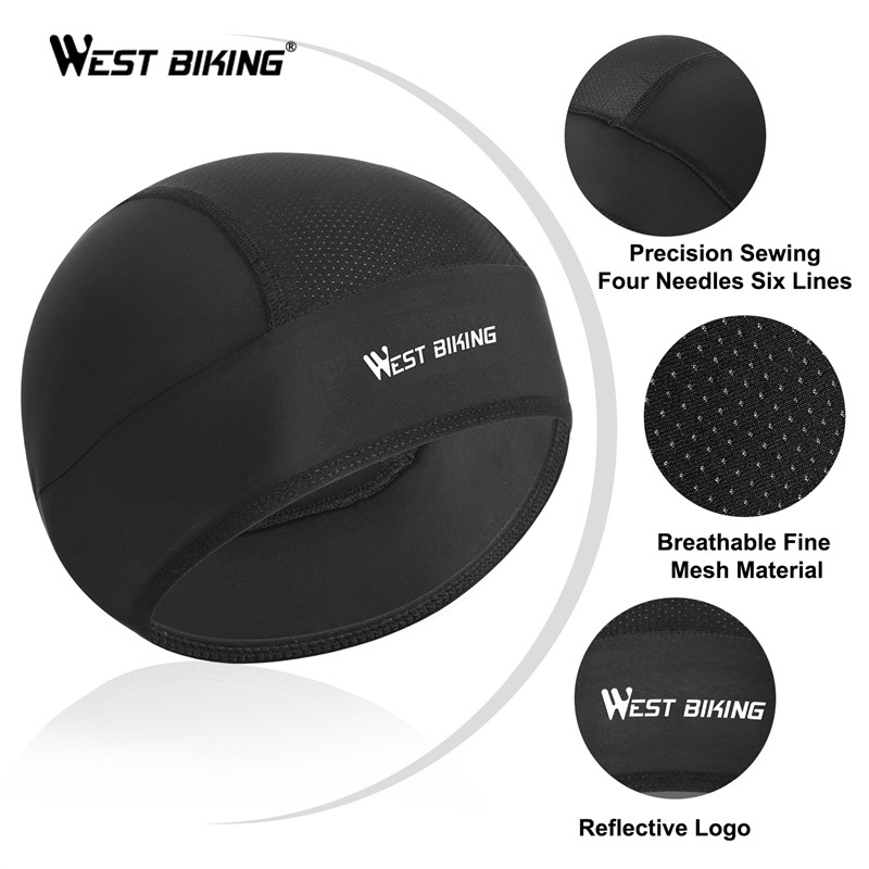 Mũ Lót Nón Bảo Hiểm WEST BIKING  Làm Từ Vải Thun Lạnh Chống Tia UV Thời Trang Thể Thao Mùa Hè