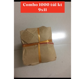 Combo 1000 túi giấy xi măng kt nhỏ nhất 9x11