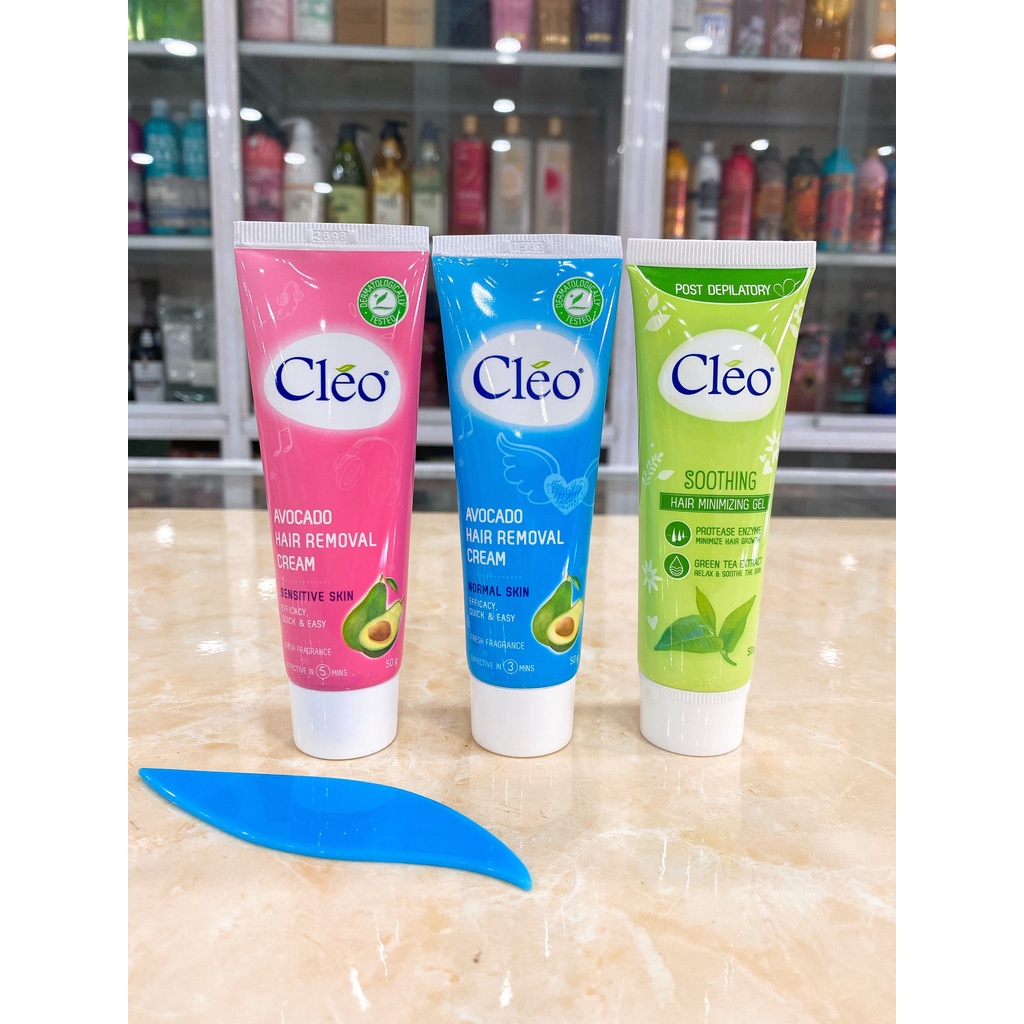 Kem Tẩy Lông Cho Da Thường Cleo Avocado Hair Removal Cream Normal Skin