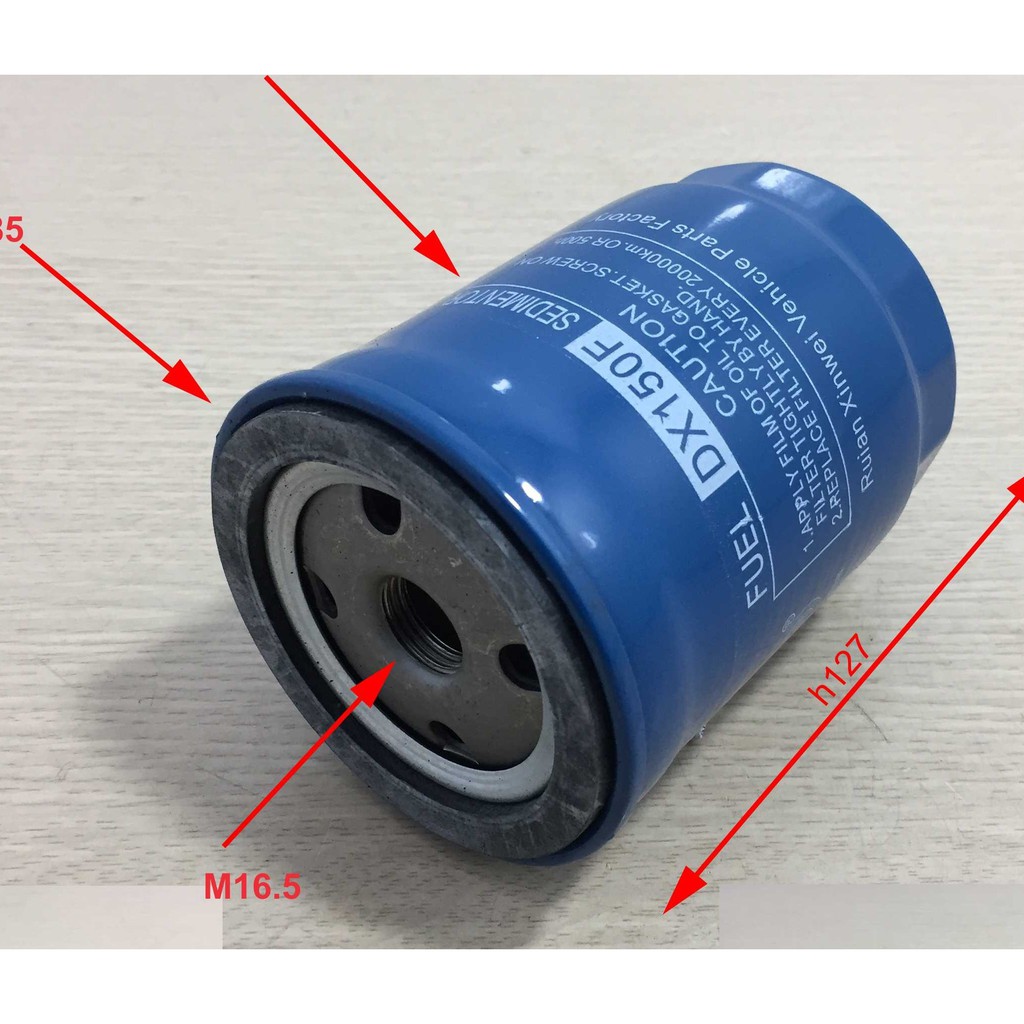 Lọc nhiên liệu  xe tải foton, aumark, ollin 1.5 tấn đến 2.5 tấn, lọc dầu DX150F