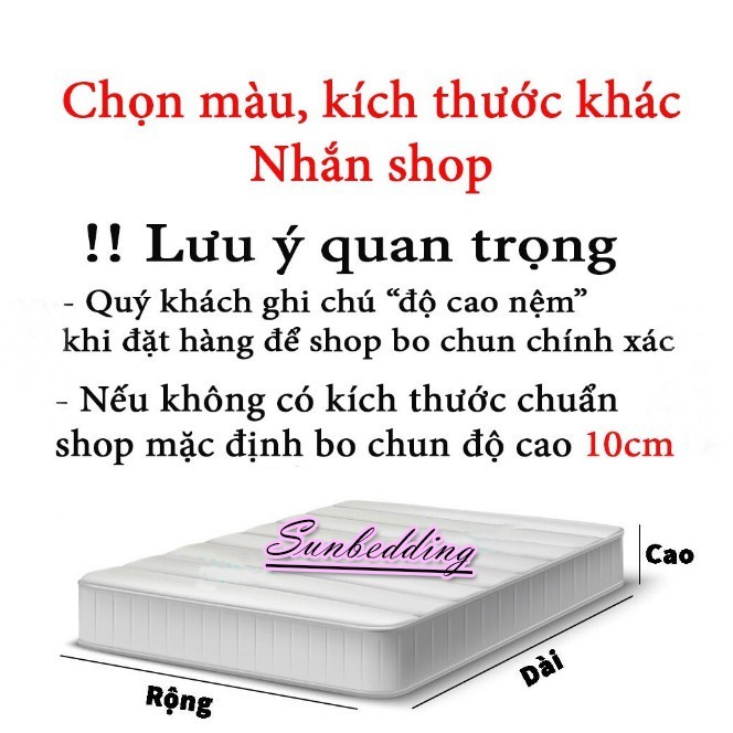 bộ ga gốiCOTTON 3F CAO CẤPset ga giuong/ga chun cottondrap giường-set 3 món chăn ga