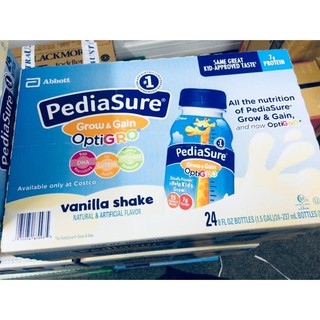 Sữa nước Pediasure các vị Vani, Dâu, Socola  (thùng 24 chai x 237ml)