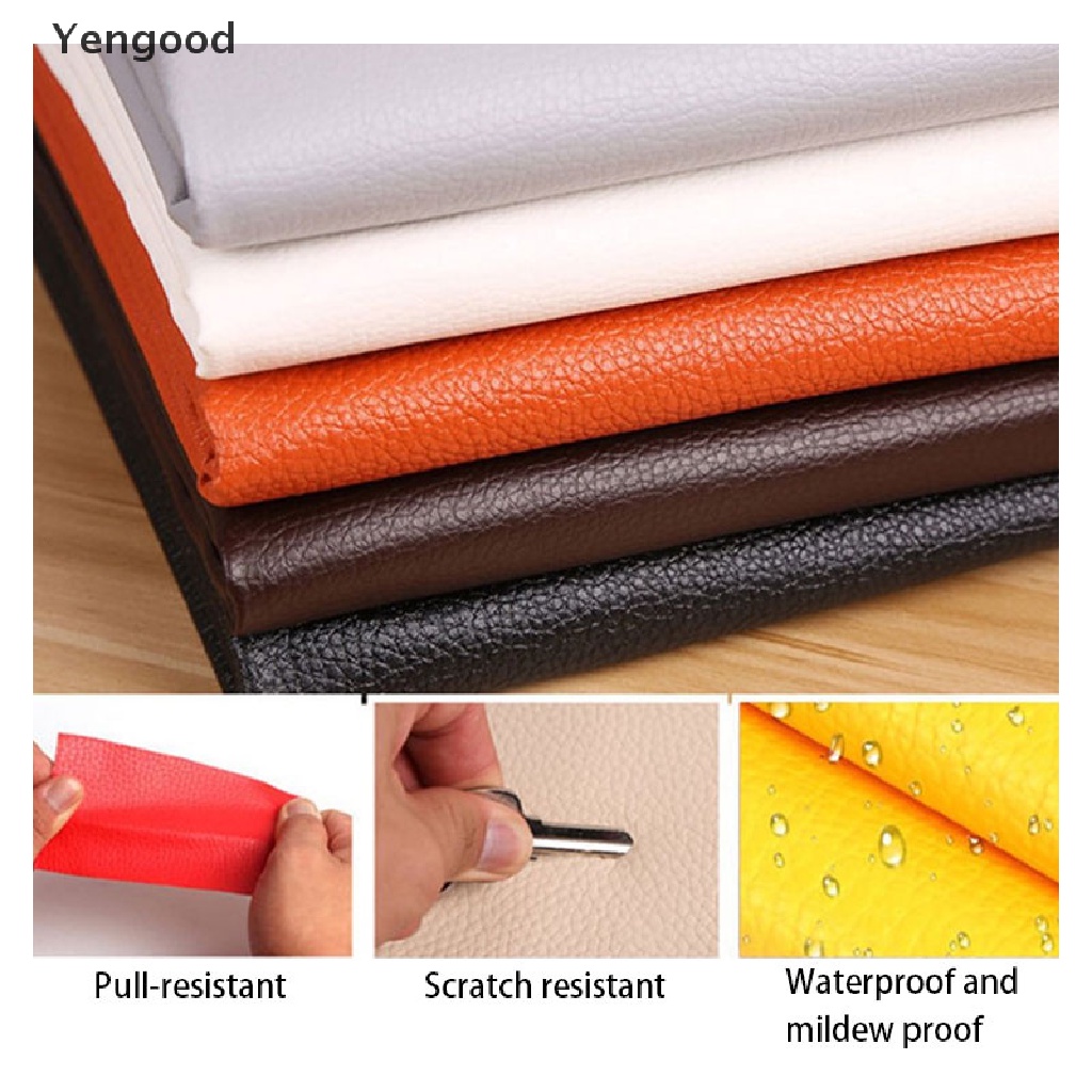Miếng dán bằng da tự dính kích thước lớn 25x30cm dùng sửa chữa ghế sofa