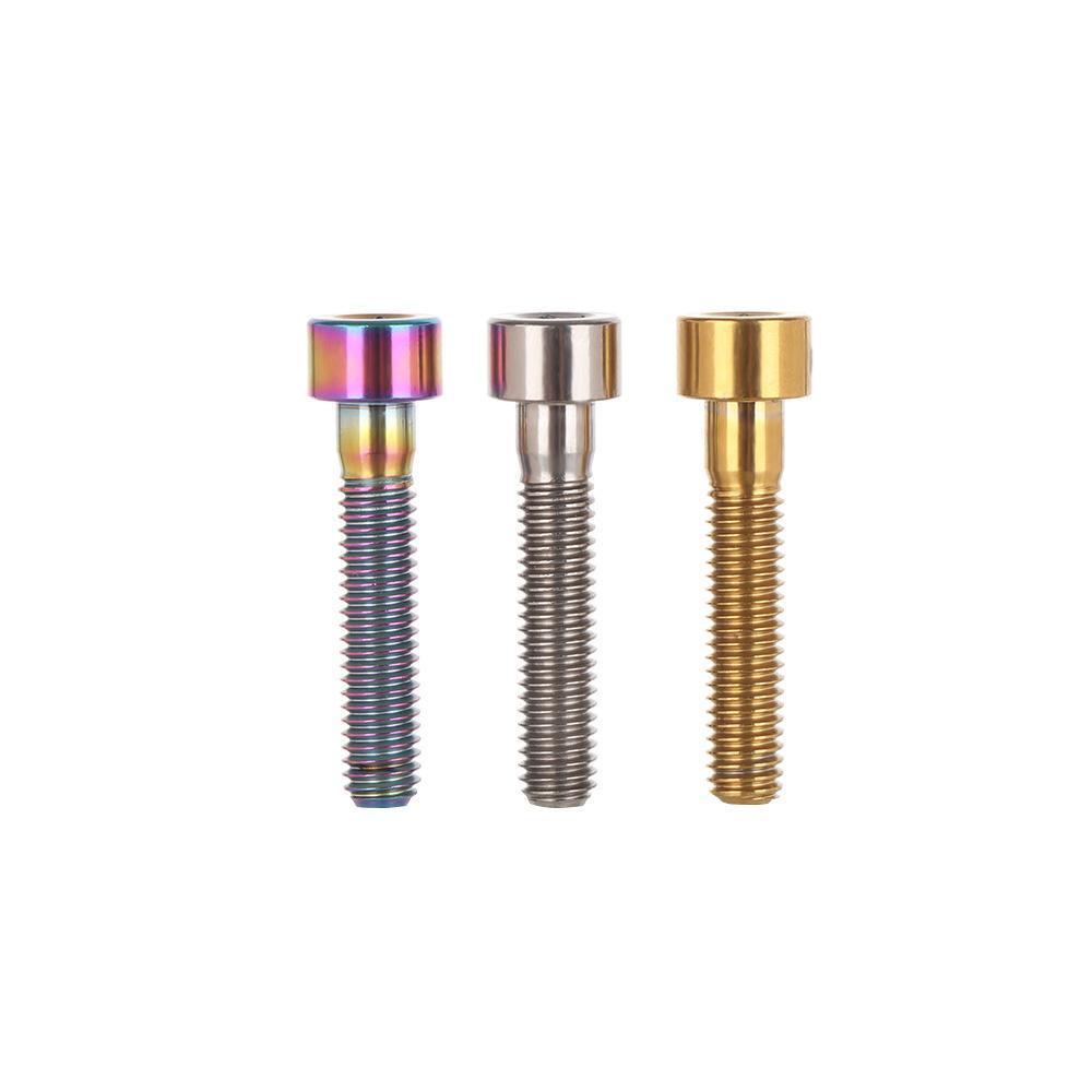 MUVAKO 1 Bu Lông Lục Giác M6 Bằng Titan 30 / 35 / 40mm Cho Thân Xe MTB / BMX