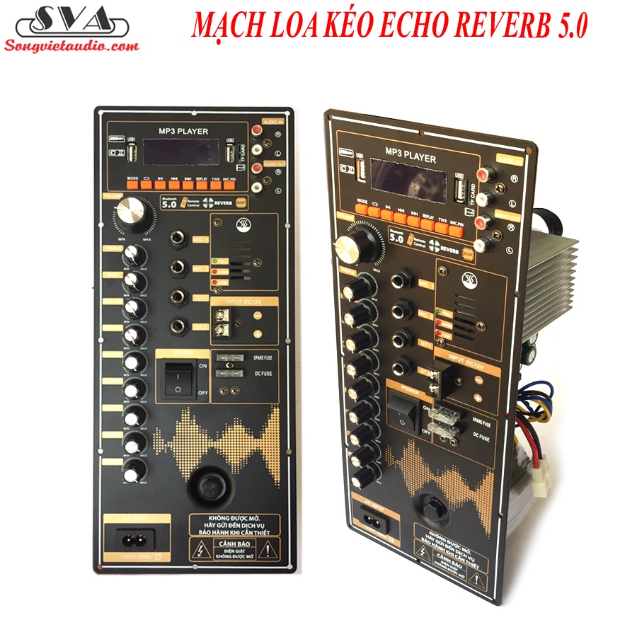 BỘ MẠCH LOA KÉO REVERB DSP20 - 14,5X35CM - MẪU ĐỨNG