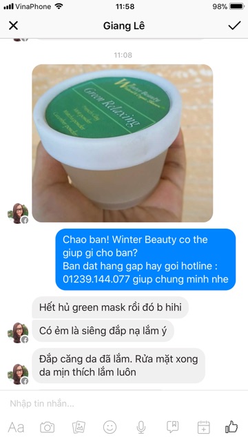 ĐẤT SÉT XANH - GREEN MASK (WINTER BEAUTY HOMEMADE)