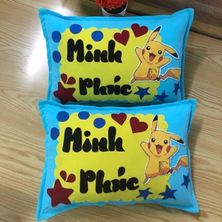 Bộ 4 gối và vỏ gối handmade