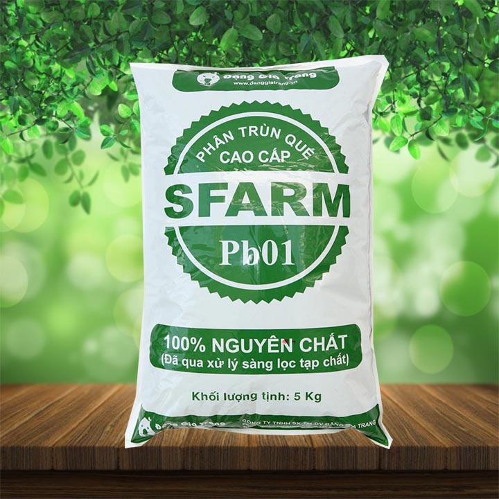 Phân trùn quế cao cấp túi 5kg SFRAM