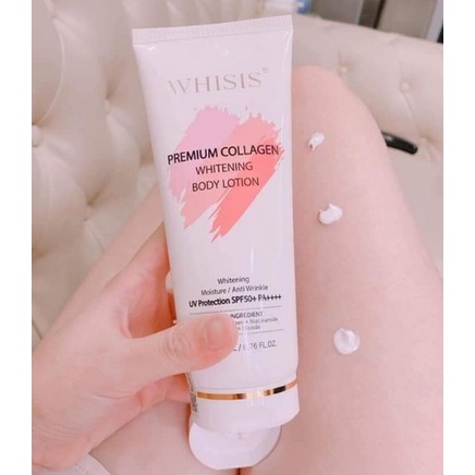 Kem Body Whisis Trắng Da SPF 50+ PA++++ 200ml