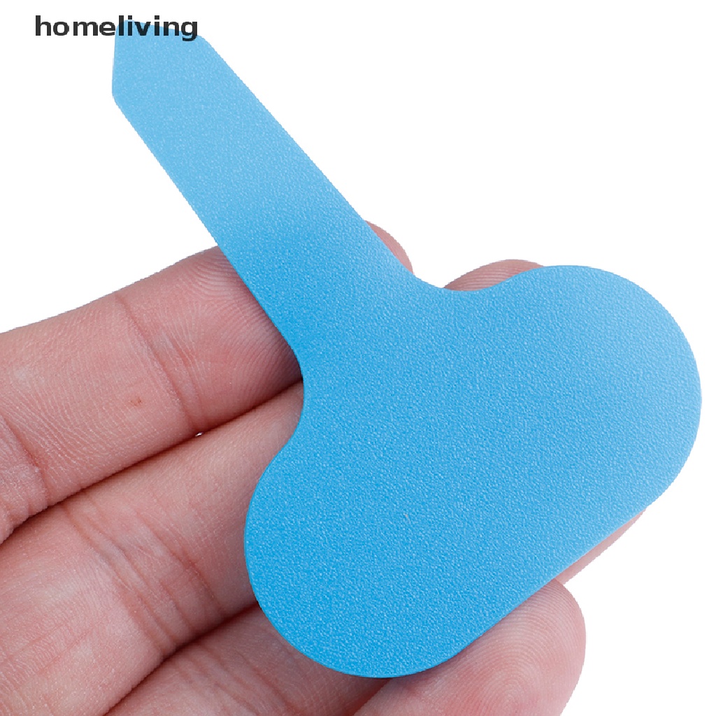 Set 100 Thẻ Nhựa Đánh Dấu Hình Chữ t 5 * 7cm Tiện Dụng Cho Sân Vườn