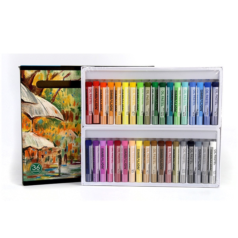 Simbalion Bút Sáp 12 / 24 / 36 Màu Mềm Mại Tiện Dụng