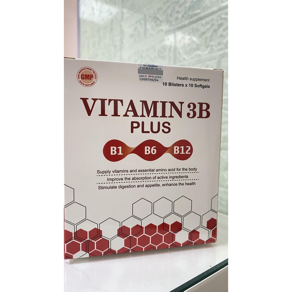 Vitamin 3B Plus bổ sung vitamin,acid amin thiết yếu tăng cường dưỡng chất,ăn ngon,nâng cao sức khỏe