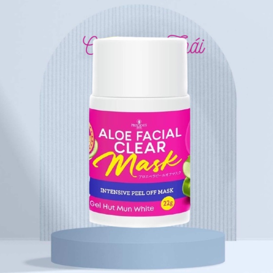 Nạ gel lột mụn chuyên sâu Aloe facial Clear Mask Thái Lan