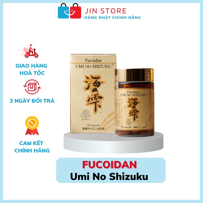 Tảo Fucoidan umi no shizuku 120 viên nhật bản - Tảo nâu Fucoidan umi no shizuku hỗ trợ điều trị ung thư nhật bản.