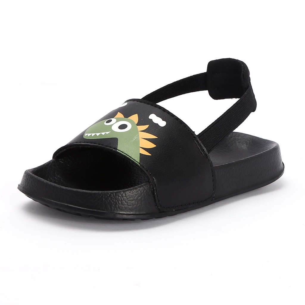 Children Cartoon Slippers Baby Girls Boys Sandals 11-17cm Mermaid Flip Flop PVC beach Shoes Soft