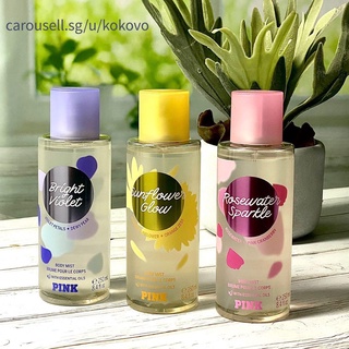 Xịt thơm body mist Victoria’s Secret PINK mùi Rosewater Sparkle | Sunflower glow | Bight violet 250ml ᴘʜᴀɴᴅɪᴇᴍᴍʏ997 Ⓡ